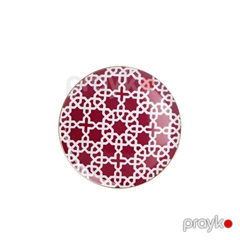 Boşqab Porland Morocco 04AP018771, farfor, qırmızı, 28 sm — Bakı