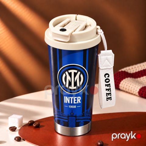 Termo fincan, paslanmayan polad, göy, 530 ml — Bakı