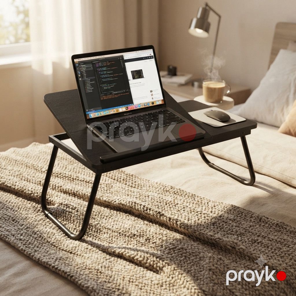 Kompüter masası, plastik/polad, qara, 36x62x7 sm — Mallar, Bakı (2)