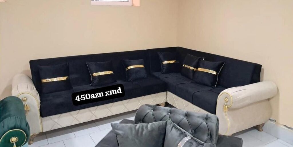 Künc divan – klassik və zərif dizayn - Ölçü: 280 200 sm (şəkildə — Divanlər, Bakı (2)