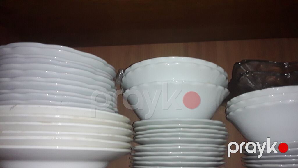 Nahar dəsti, rəng - Ağ, Farfor — Süfrə qabı, Saray (2)