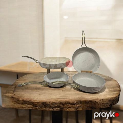 Tava dəsti Parex ZTW-AB611, granit, 20/24/28/32 sm, boz — Bakı