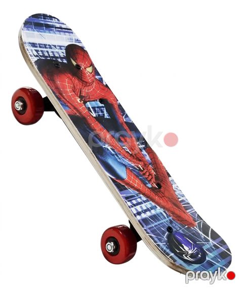 Skeytbord Alliance Company Oğlanlar üçün 3 yaşdan Taxta 25 kq-a qədər Spiderman Mövzulu Mini 43x12 sm — Bakı