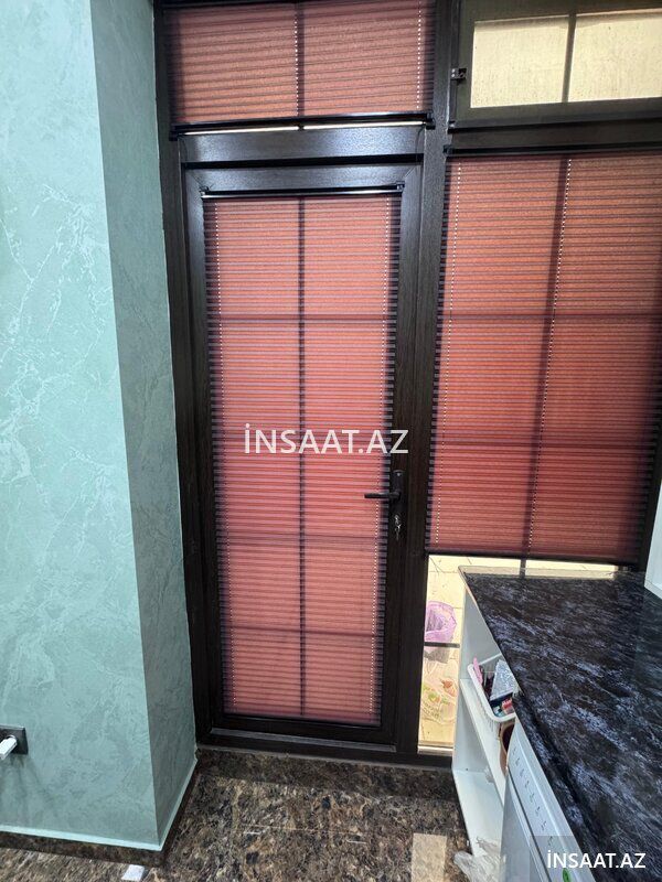 Plisse perde jaluz modeli — Pəncərələr, qapılar, balkonlar, Bakı (5)