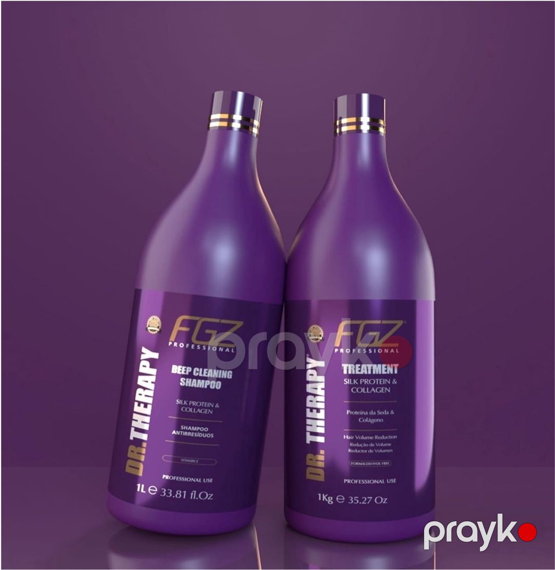 Keratin FZG Treatment Silk Protein and Collagen 1000 ml — Mallar, Bakı (3)