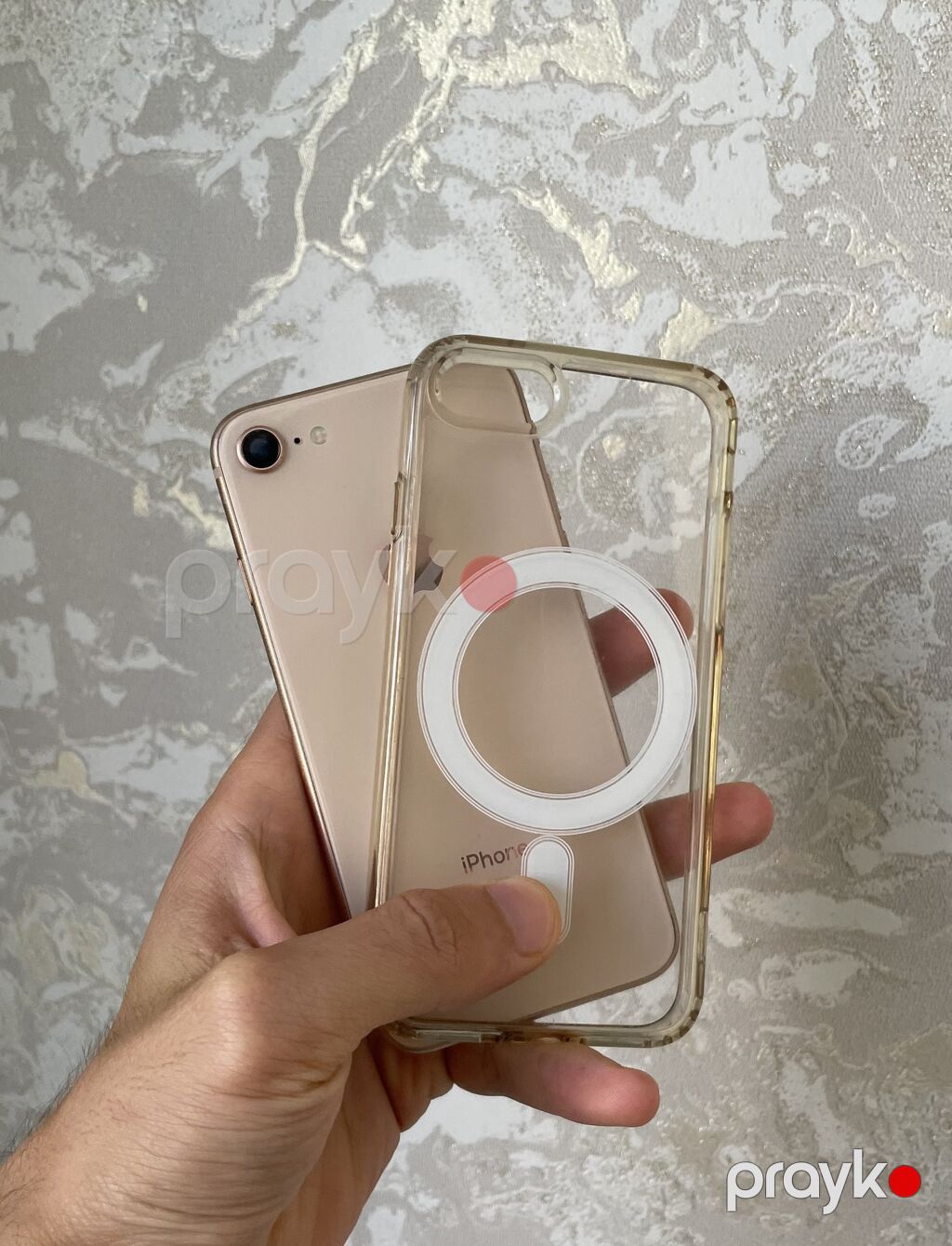 IPhone 8, 64 GB, Qızılı, Barmaq izi — Apple iPhone, Bakı (3)