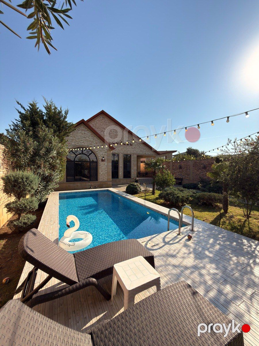 Satılır 5 otaqlı həyət evi/bağ evi 250 m² — Ev, villa, Bakı (8)