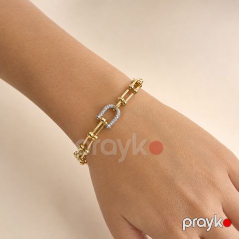 Qadınlar üçün qolbaq 70415242, paslanmayan polad — Bakı
