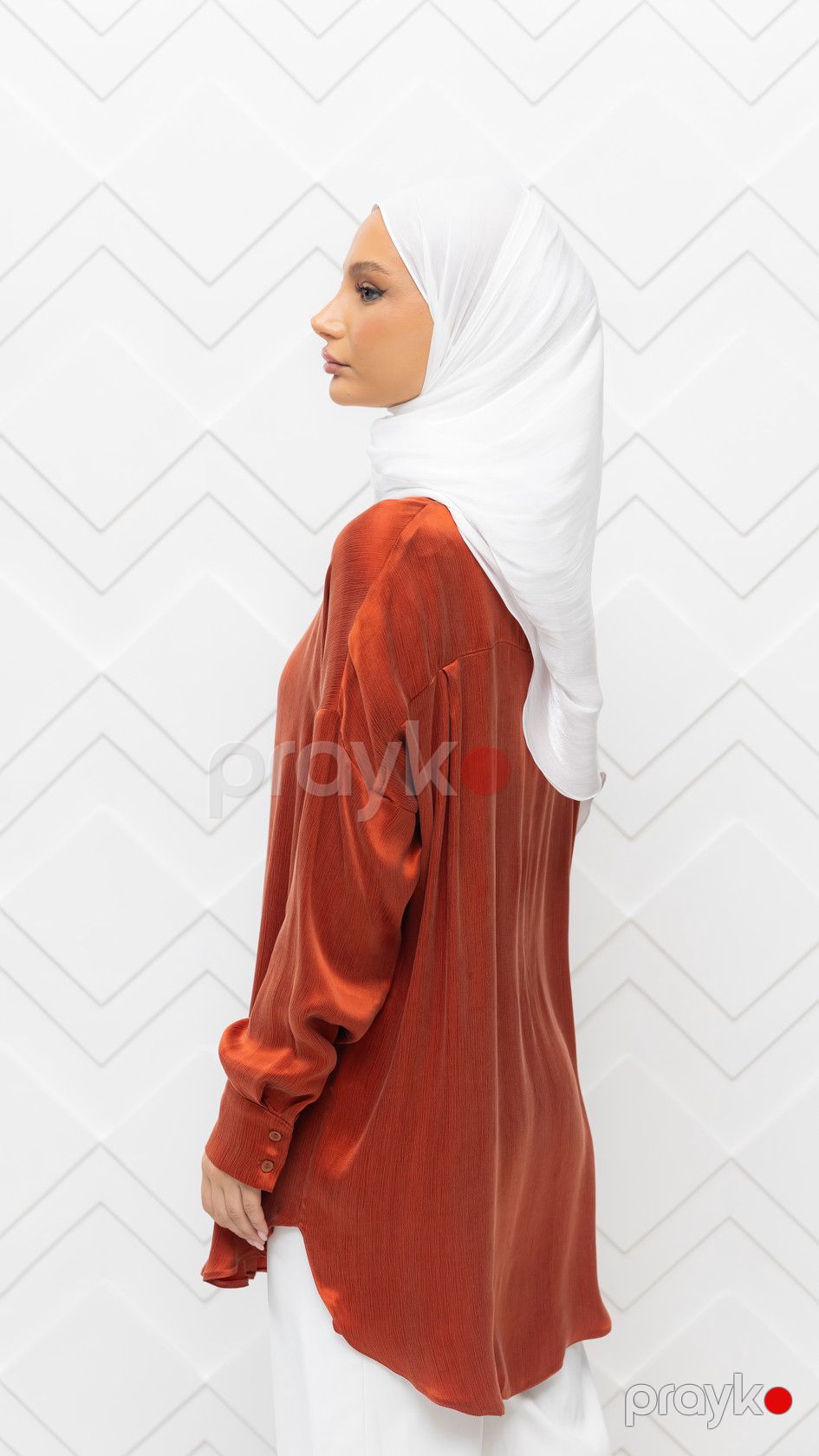 Qadınlar üçün uzunqol köynək, narıncı, kupro, ölçü 40 — Mallar, Bakı (3)