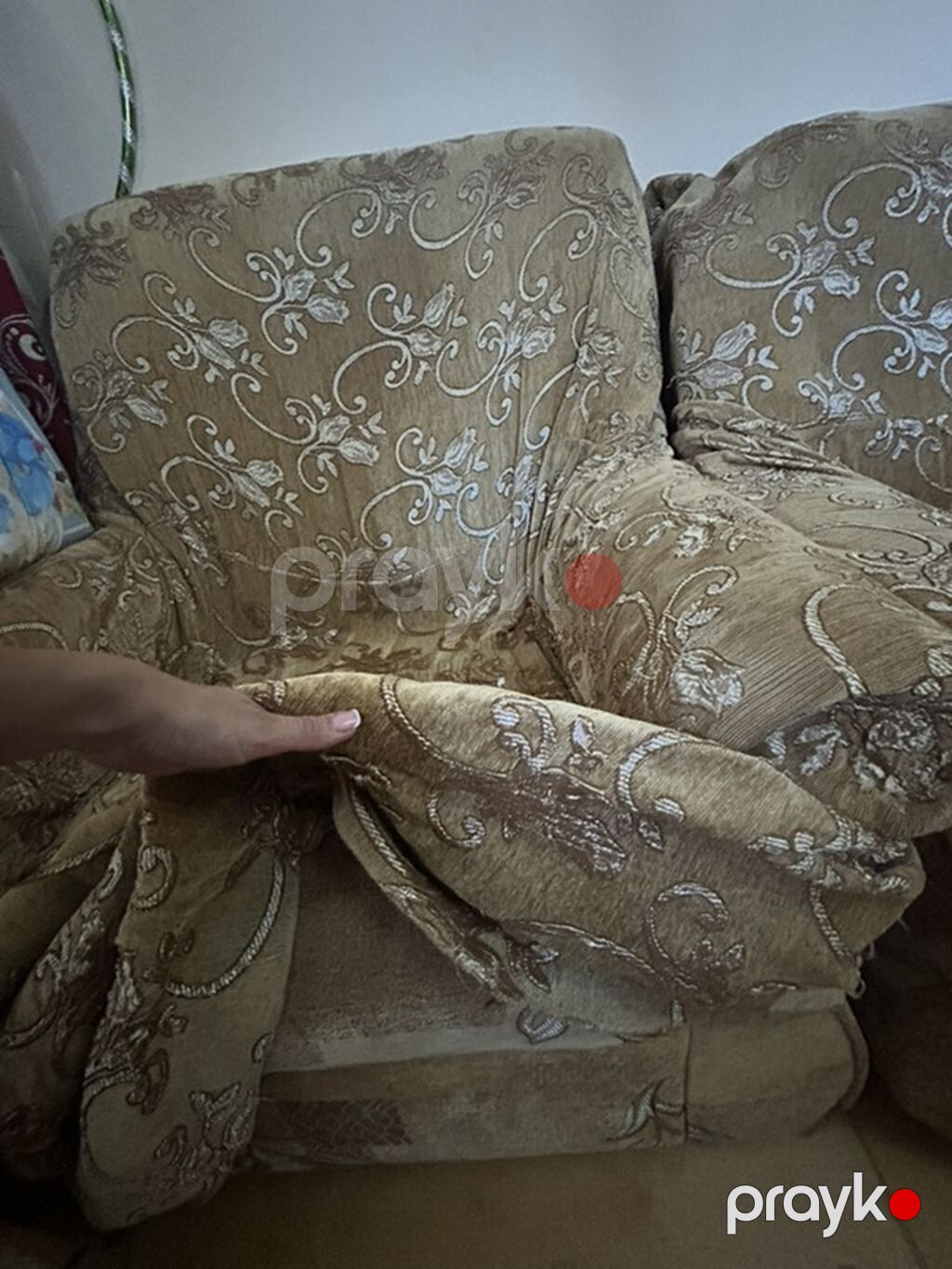 Klassik üslubda mebel dəsti və otaq qapısı - Divan və iki kreslodan — Yumşaq mobilya dəstləri, Bakı (2)