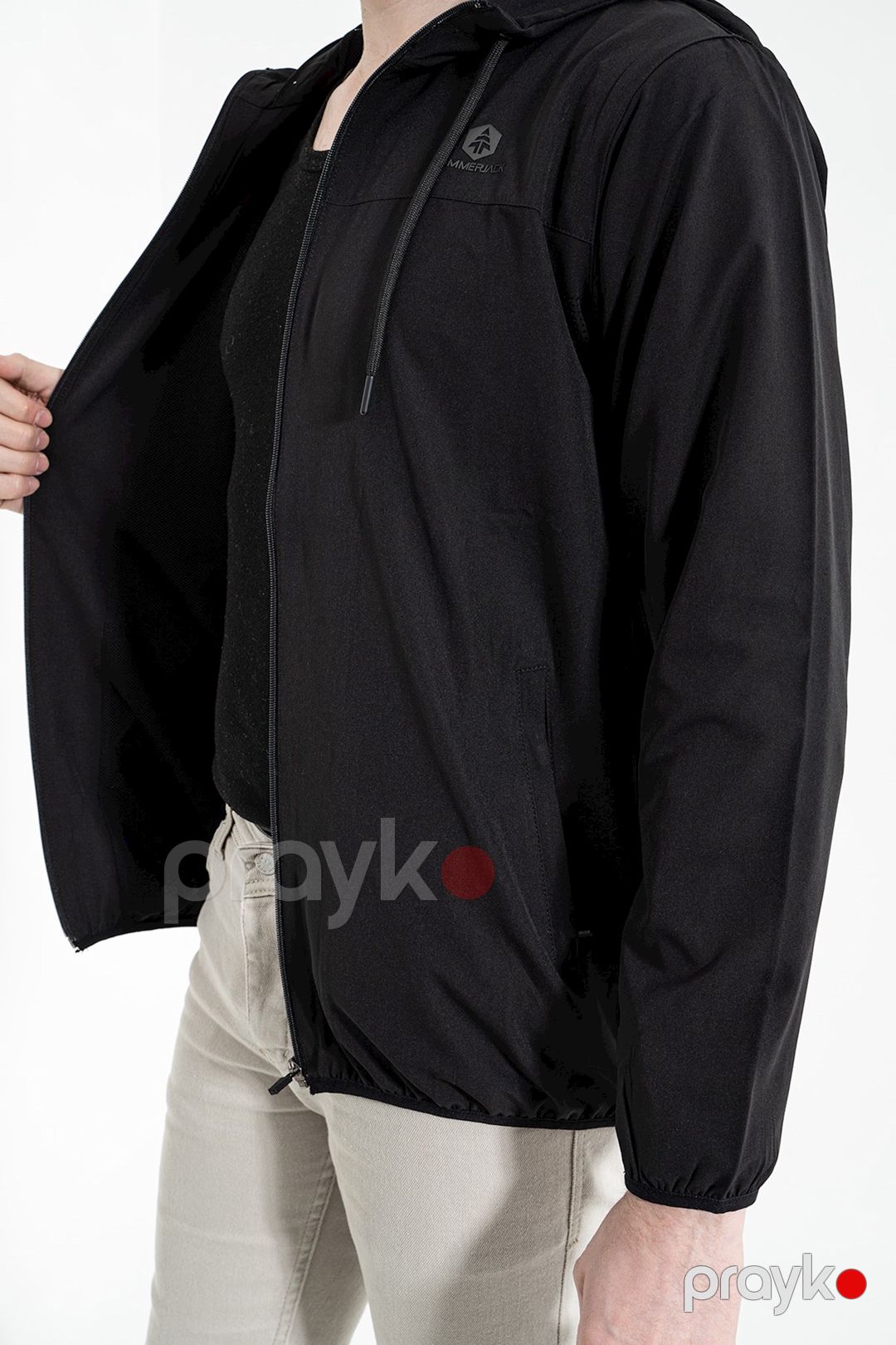 Kişilər üçün küləkkeçirməyən gödəkçə Hammer Jack 602 T69-E, qara, polyester/elastan, ölçü XL — Mallar, Bakı (3)
