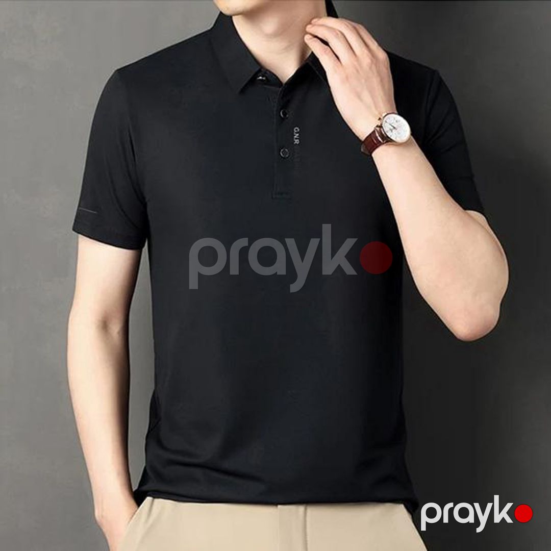 Kişilər üçün polo EB_1074, qara, parça, ölçü 4XL — Mallar, Bakı (2)