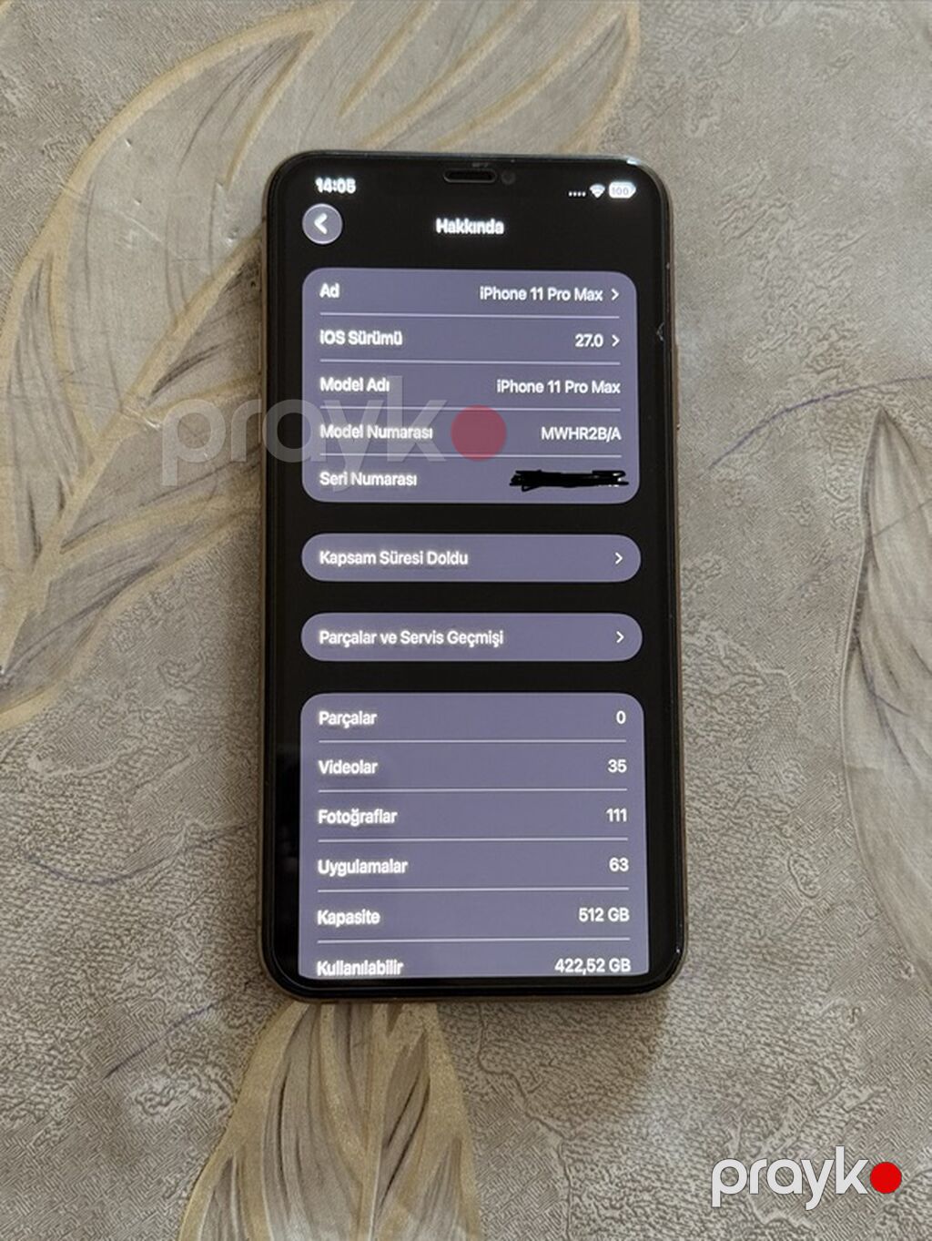 IPhone 11 Pro Max, 512 GB, Qızılı, Face ID — Apple iPhone, Masazır (6)