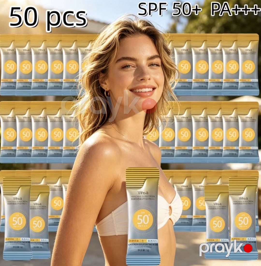 Günəşdən qoruyucu krem MR, SPF50+, 1 ml, 50 paket — Mallar, Bakı