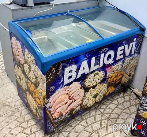 Dərin dondurucu 380 Azn.1,4 metr uzunlugu ideal veziyyetde tam