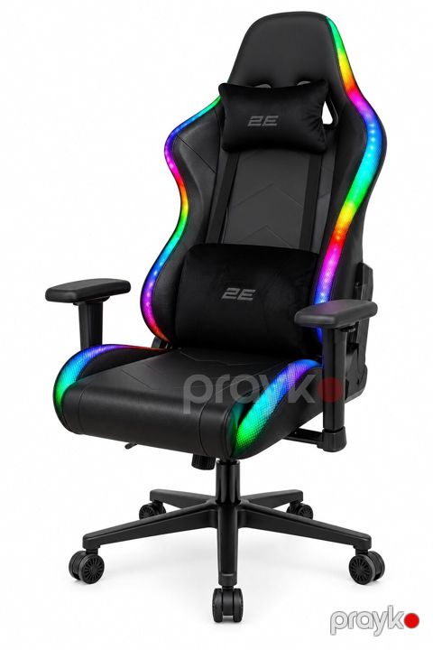 RGB LED işıqlandırmalı oyun kreslosu kredit var - Dizayn: Yüksək — Bakı