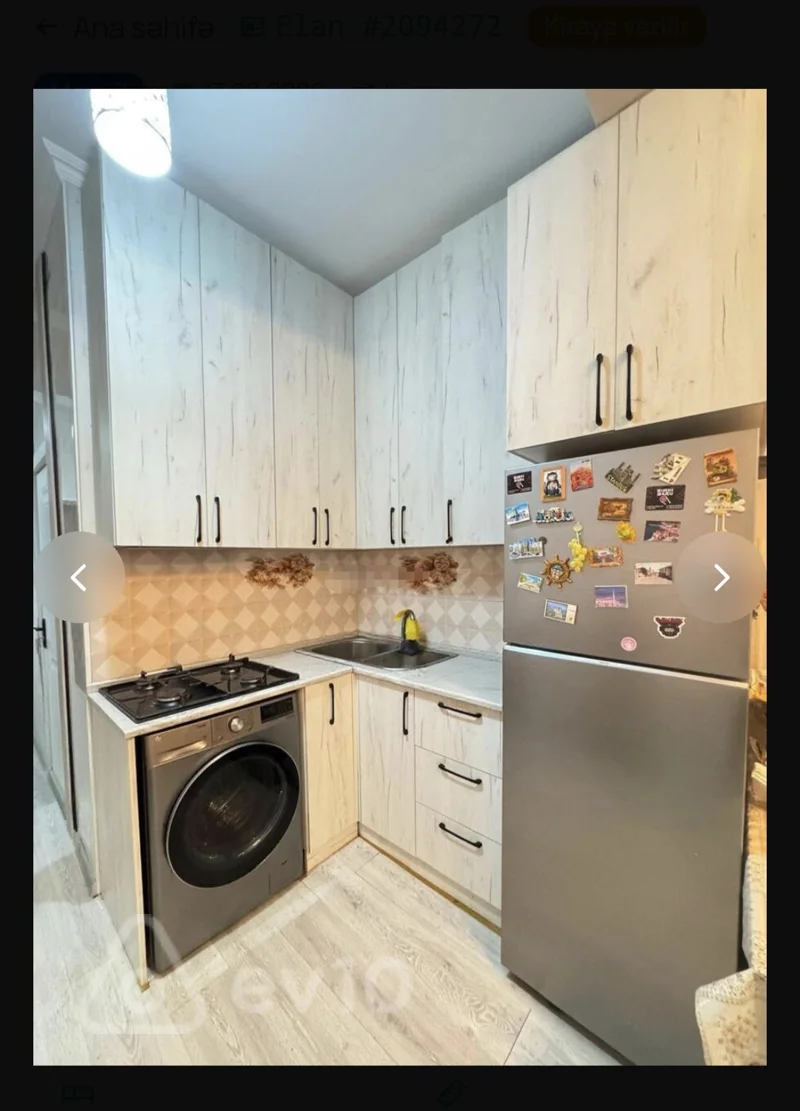 2 otaqlı mənzil, 40 m², Süleyman Rüstəm küçəsi — kirayə — Mənzil, Bakı (2)