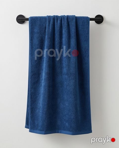 Bədən üçün dəsmal 1783, pambıq, göy, 100х150 sm — Bakı