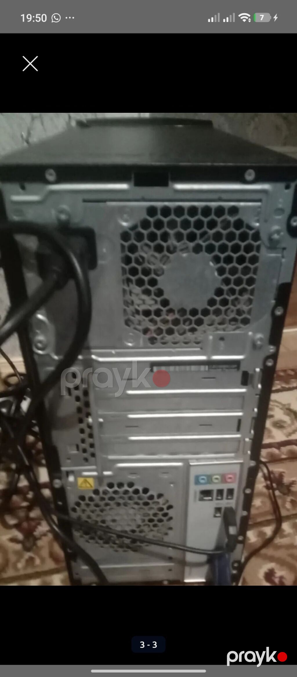 Masaüstü kompüter komplekti her bir detali işləyir her bir detali var — Masaüstü kompüterlər, Bakı (3)