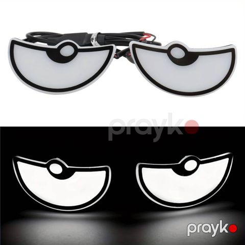 Motosikl üçün LED işıqlar Demon, ağ — Bakı