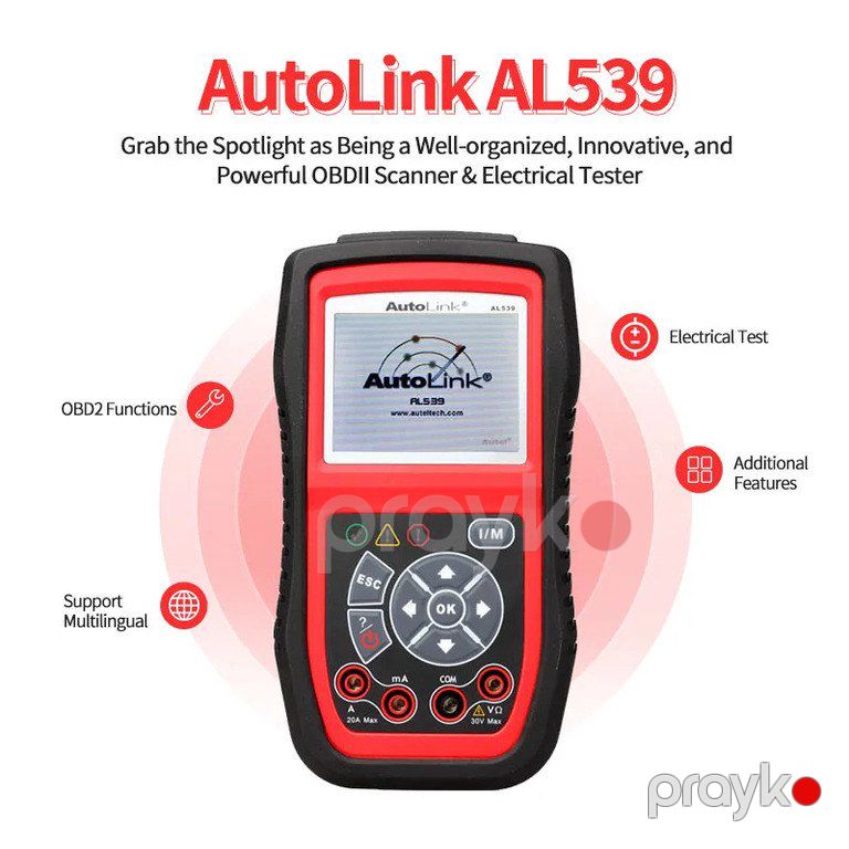 Diaqnostika cihazı "Autel AutoLink AL539" — Ehtiyat hissələri və aksesuarlar, Mingəçevir (5)