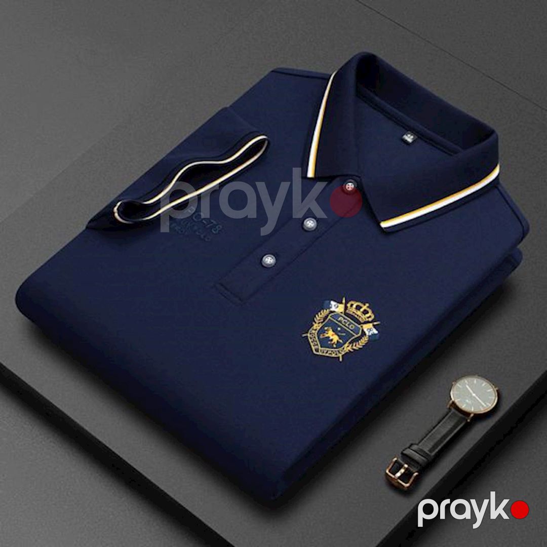 Kişilər üçün polo EB 758, tünd-göy, pambıq, ölçü 3XL — Mallar, Bakı (2)