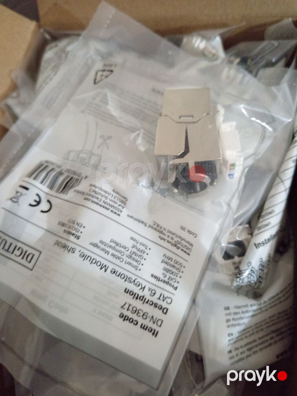 Dıgıtus DN-93617 – ekranlı Keystone modul (CAT 6A) - Təyinat: şəbəkə — Şəbəkə və server avadanlığı, Sumqayıt (6)