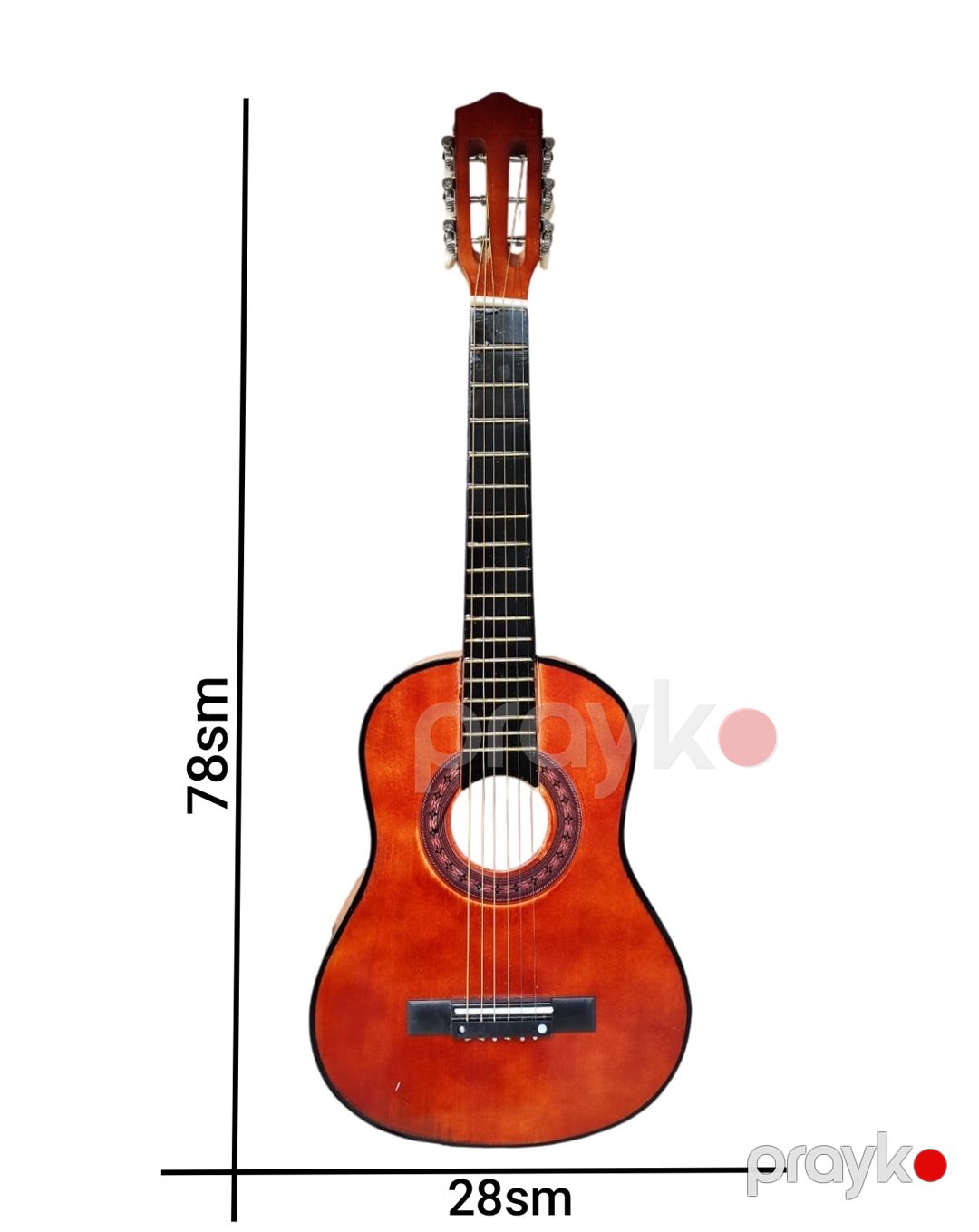 Oyuncaq gitara RcTo01, taxta, 78 sm, 4+ yaş — Mallar, Bakı (2)