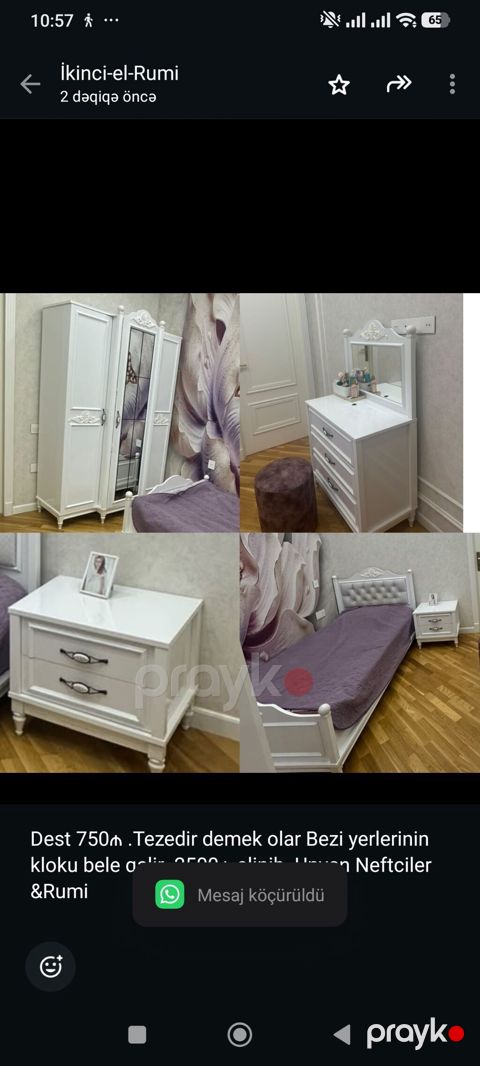 Dest 750₼ .Tezedir demek olar Bezi yerlerinin kloku bele qalir .2500₼ — Bakı