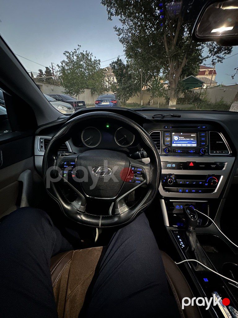 Hyundai Sonata, 1.6 L, 2015 il, 190 000 km — Avtomobillər, Bakı (3)