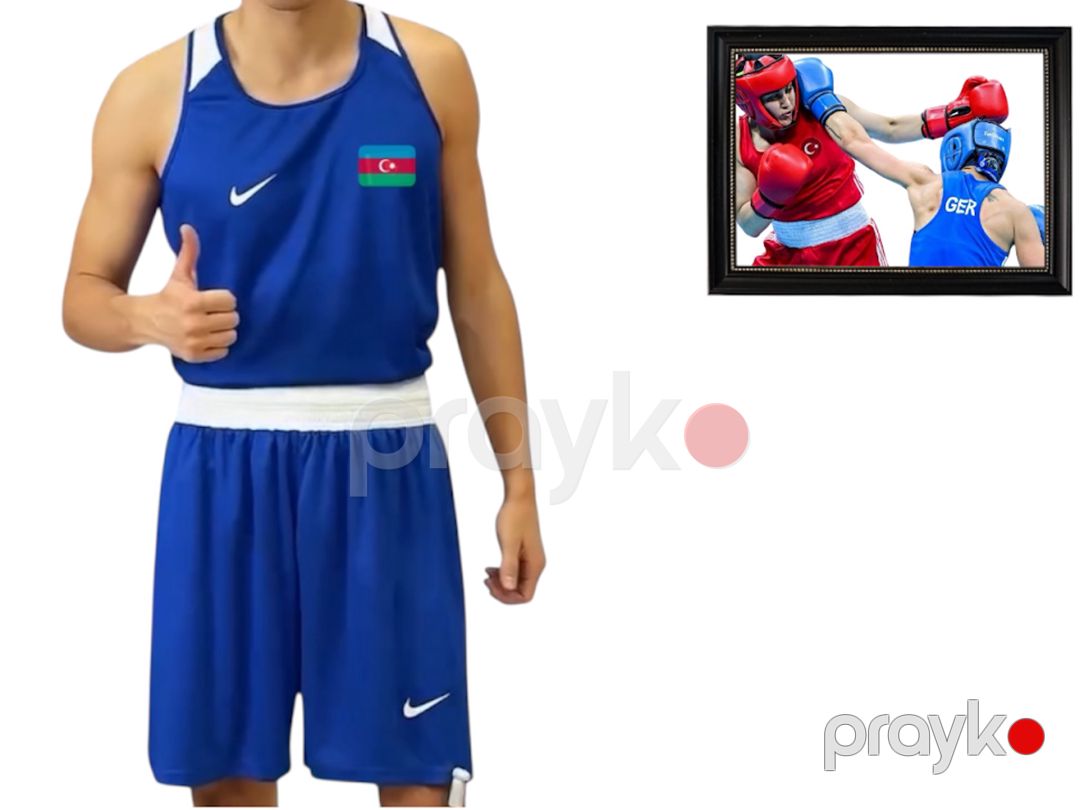 Boks forması, göy, ölçü XS — Mallar, Bakı (2)