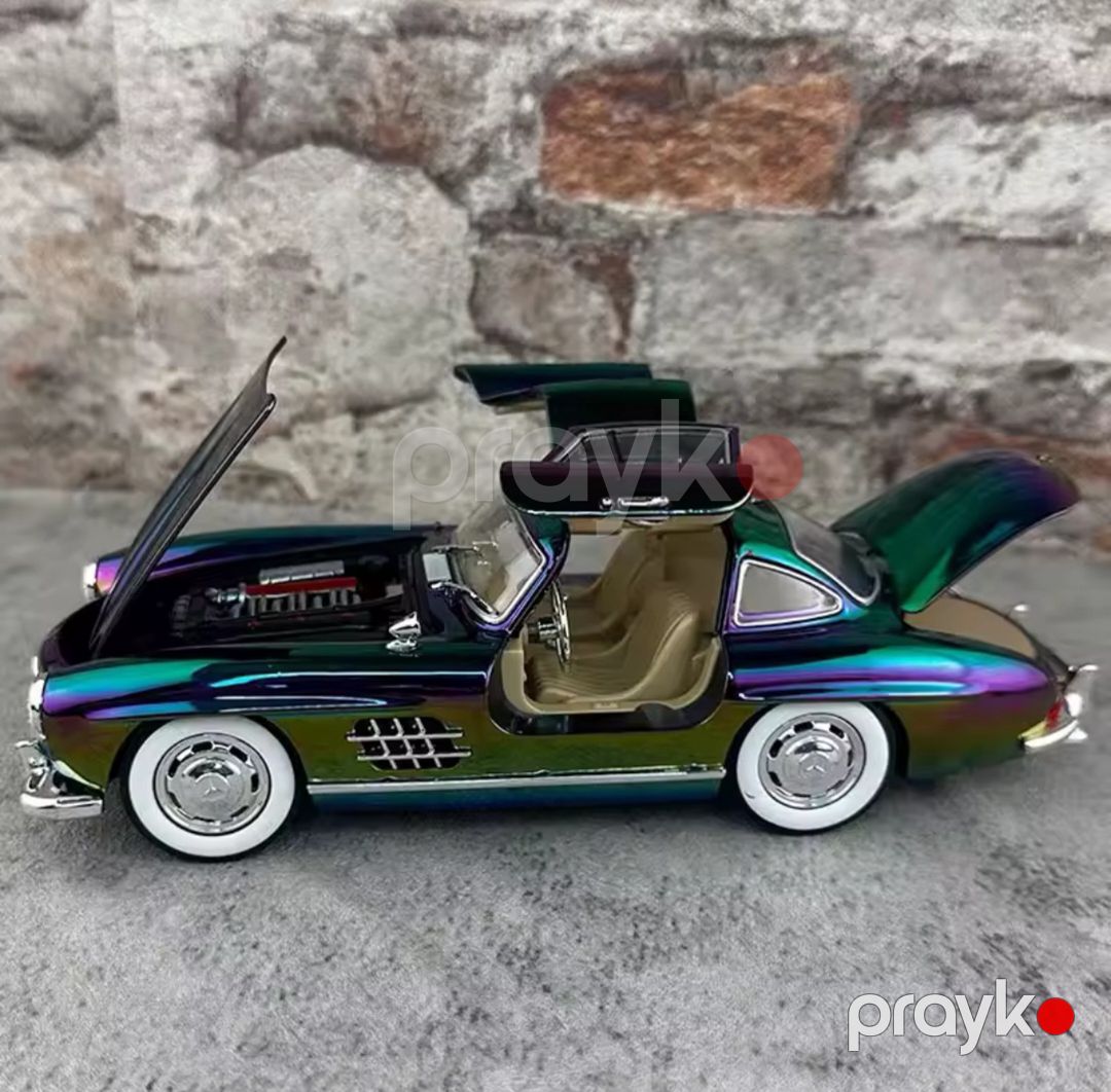 Avtomobil modeli Mercedes Benz, 300SL Klassik Vintage avtomobil Uşaq Oğlan Ad günü Hədiyyə Kolleksiyası 20x7.5x4.5 Sm — Mallar, Bakı (2)
