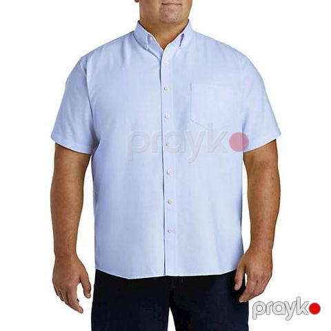 Kişilər üçün qısaqol köynək Debenhams Collection, mavi, poliester/modal, ölçü XXXL — Bakı