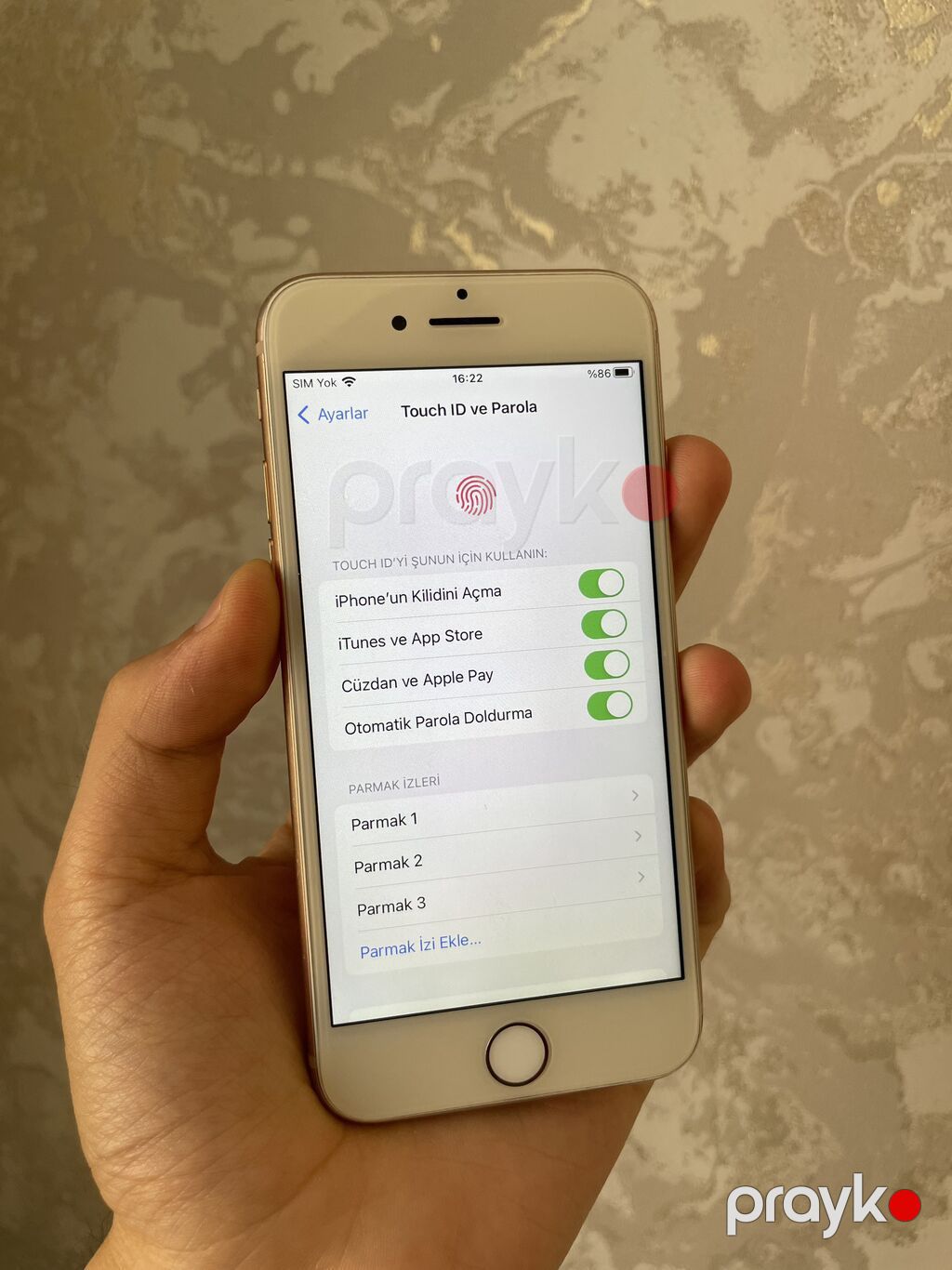 IPhone 8, 64 GB, Qızılı, Barmaq izi — Apple iPhone, Bakı (4)