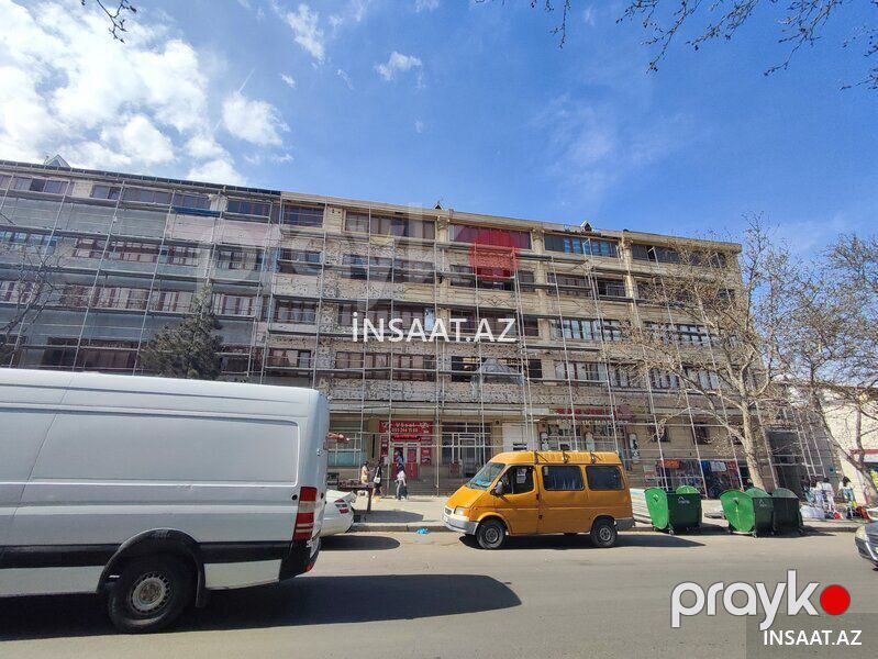 Lesa və scaffold işləri (dəmir ayağaltılar) — Fasad işləri, Bakı (2)