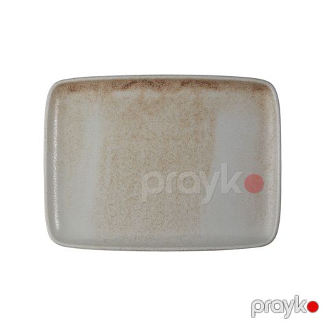 Qab ID-Fine Mellow Quadro, farfor, boz, 27х20 sm — Bakı