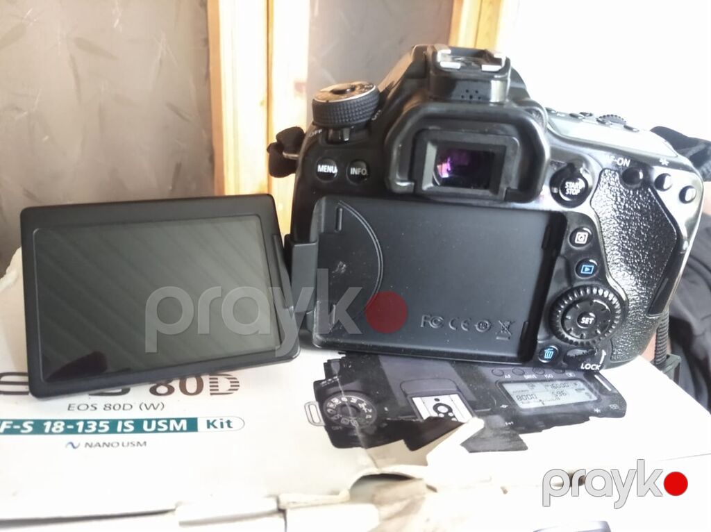 Canon EOS 80D fotoaparat dəsti - Korpus: Canon EOS 80D (Aps‑c, Dslr) — Fotoaparat, Gəncə (3)