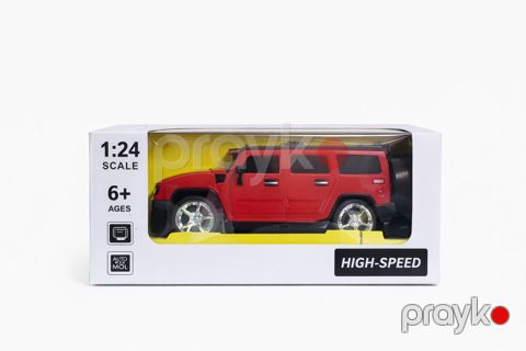 Radio idarə olunan maşın Hummer H2, qırmızı, 6+ yaş — Bakı