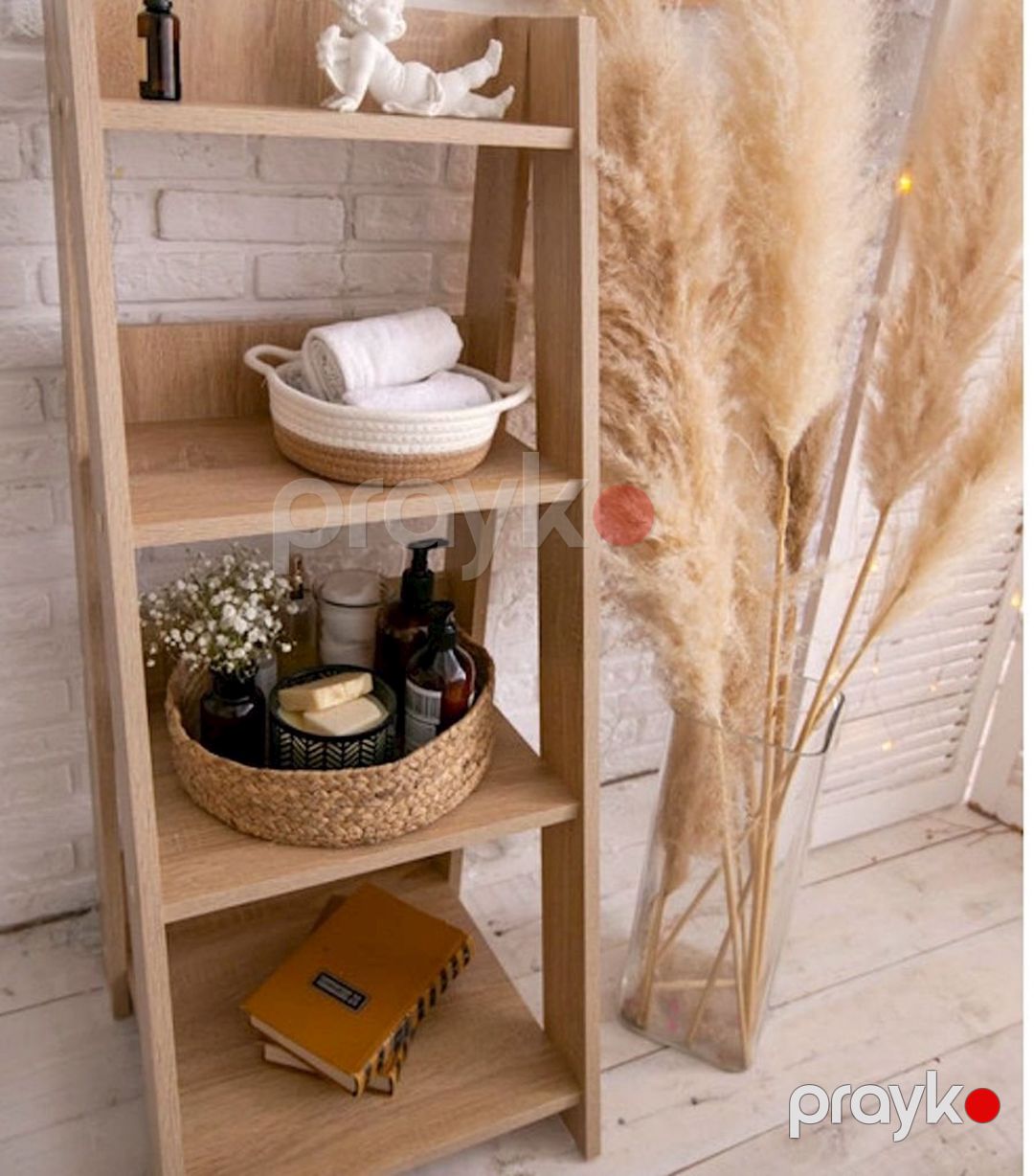 Stellaj 3563_StellajLesenkaSmallSomona, 100x40x40 sm, Ldsp, bej — Mallar, Bakı (3)
