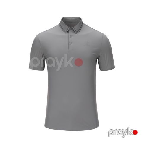 Qısaqollu polo Kelme, boz neylon/spandeks, ölçü 2XL — Bakı