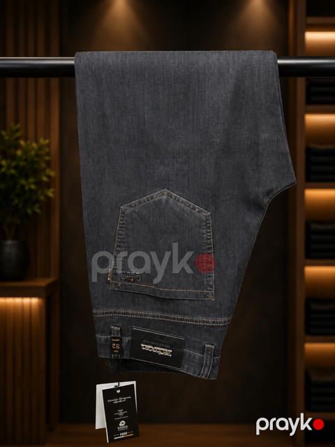 Kişilər üçün düz cins 2366505, göy, pambıq, ölçü 36 — Bakı