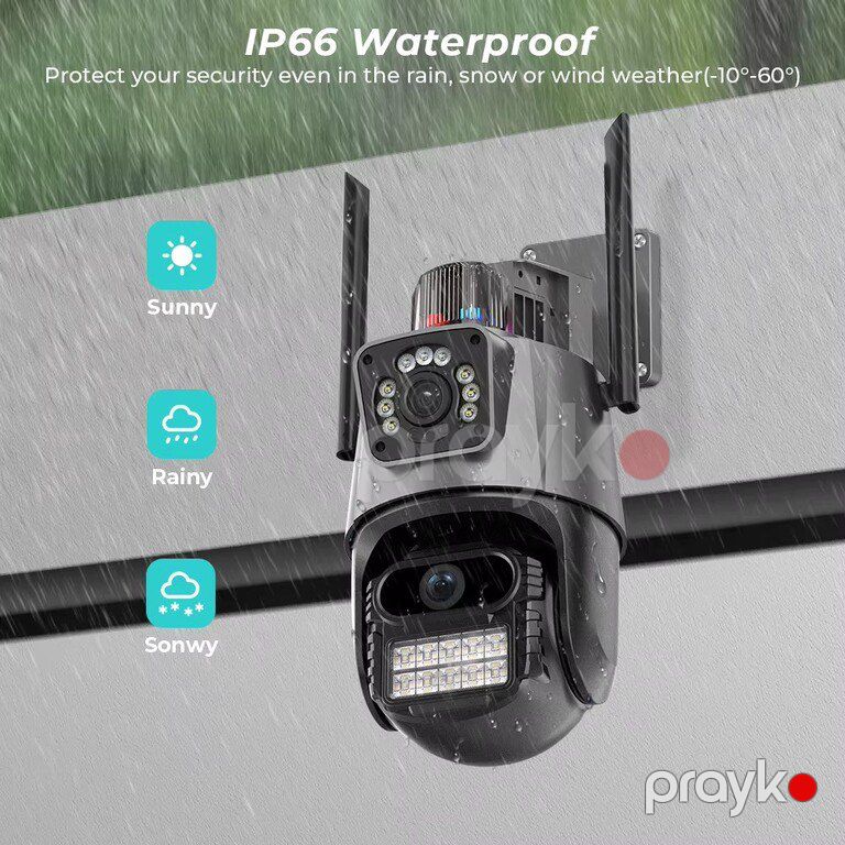 Smart IP kamera "P10Q 360° 8MP" — Ağıllı ev və təhlükəsizlik, Mingəçevir (11)