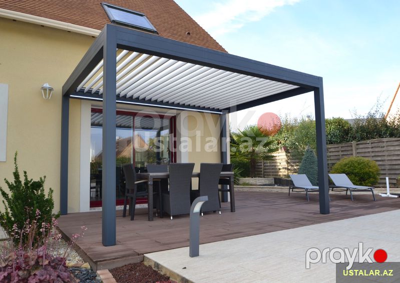 Bioklimatik Pergola Tent — Təmir və inşaat, Bakı (3)