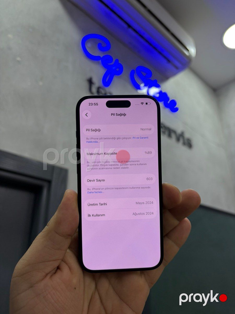 Apple iPhone 15 Pro Black Titanium 128GB/8GB — Smartfonlar, Bakı (3)