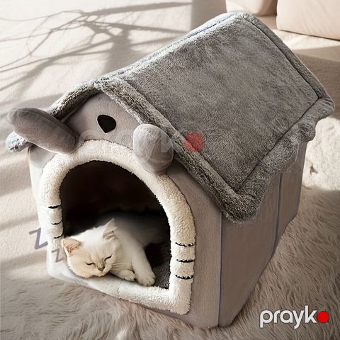 Evcik 10061_26985676 pişik və kiçik itlər üçün, poliester, boz — Bakı