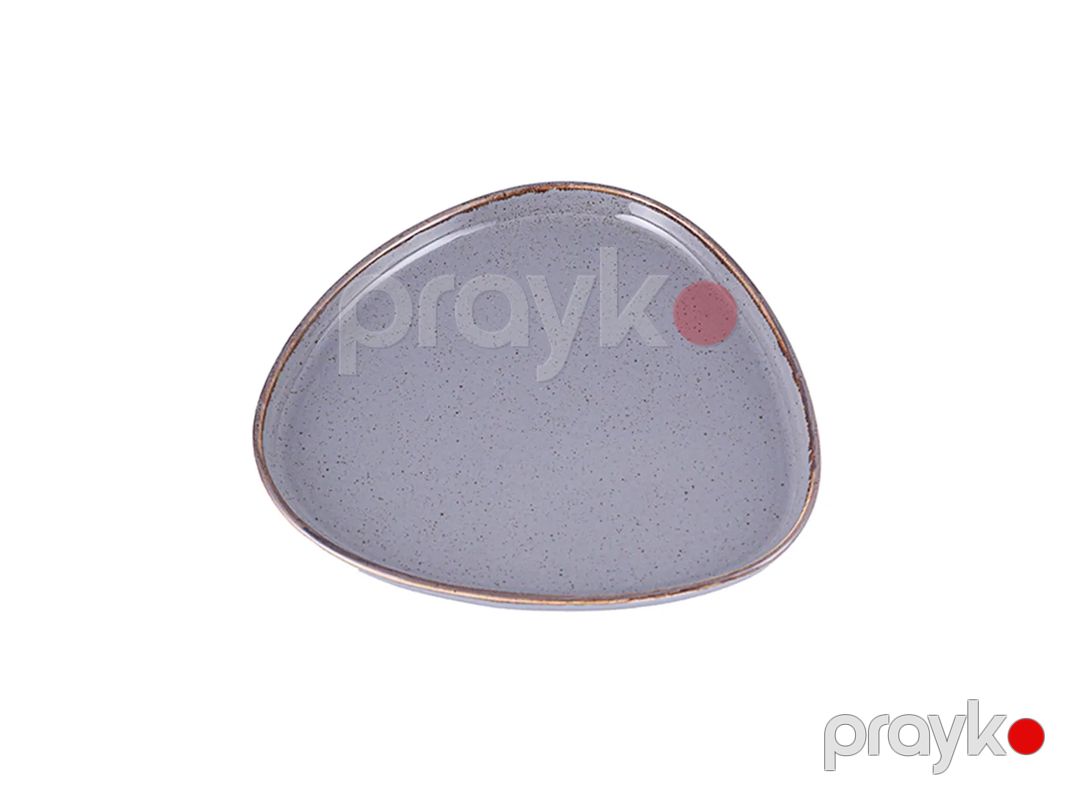 Boşqab Porland Seasons, 21 sm, farfor, boz — Mallar, Bakı (2)