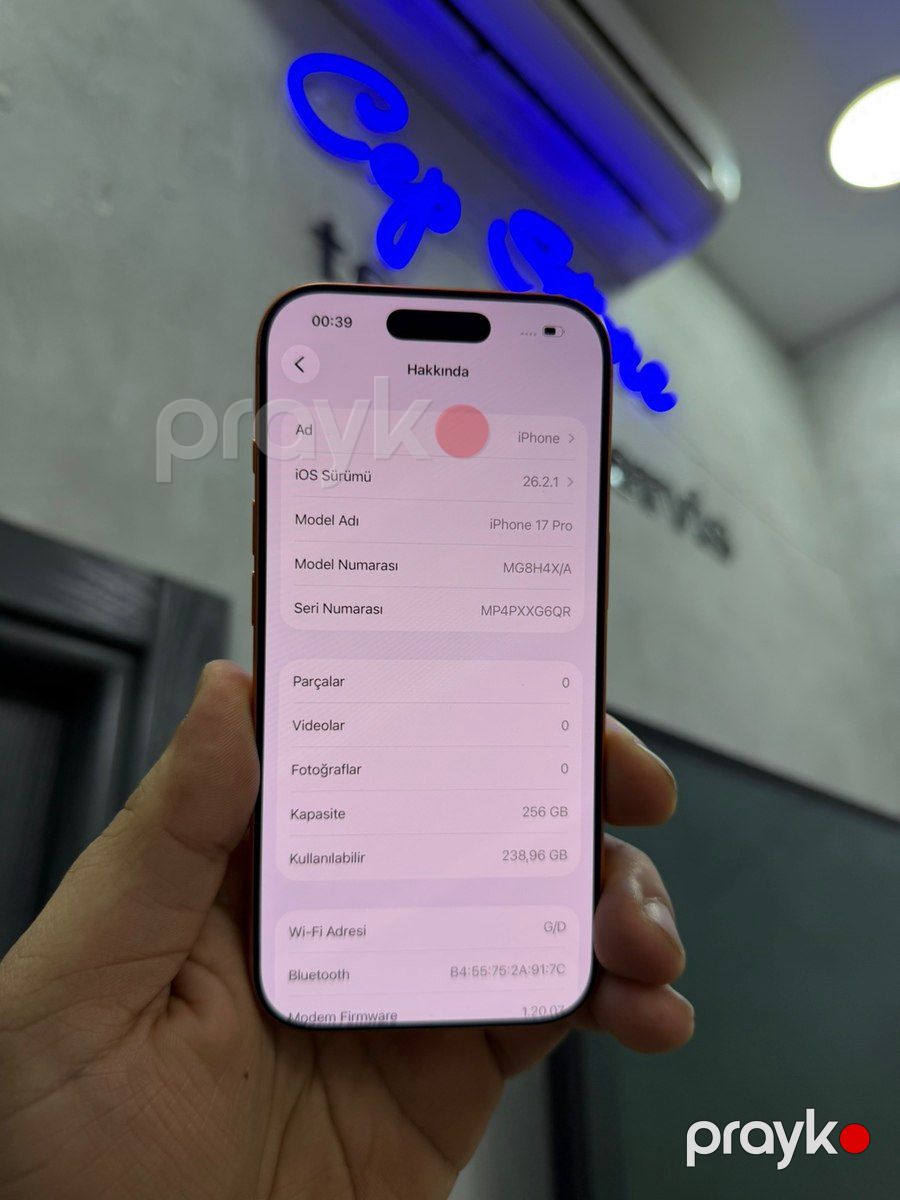 Apple iPhone 17 Pro Cosmic Orange 256GB/12GB — Smartfonlar, Bakı (3)
