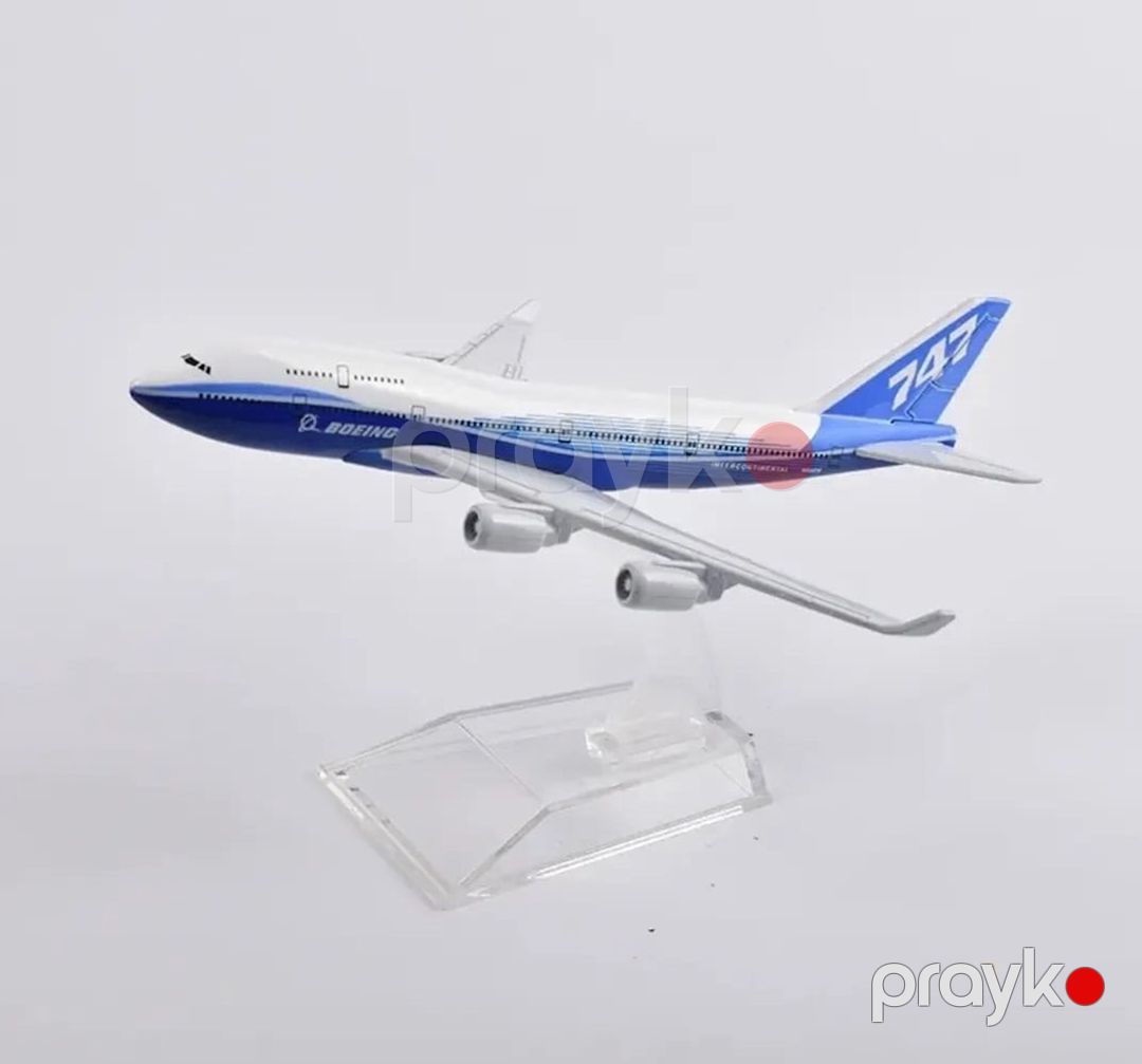 Kolleksiya heykəlciyi Boeing 747, 15x14.5x8 sm — Mallar, Bakı (2)