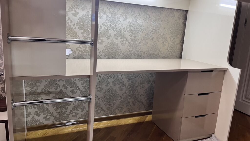 Uşaq/yeni yetmə üçün funksional loft tipli çarpayı–iş masası — Uşaq mebeli dəstləri, Sumqayıt (10)