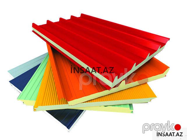 80 mm Pir sendviç panel – yüksək istilik izolyasiyası — Tikinti blokları, kərpic və panellər, Bakı (6)